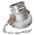SIMEI FT-GC-120 — Gravity drop coupler — 4″ inlet with 3″ or 4″ outlet