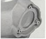 100 mm vapour recovery adaptor valve with sight glass — Sight glass