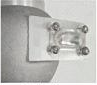100 mm vapour recovery adaptor valve with sight glass — Sight glass