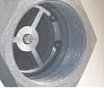 100 mm vapour recovery adaptor valve — Internal threaded connection