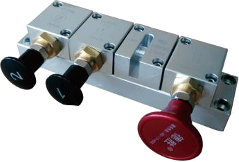 SIMEI FT-PC-100 — Multi-way pneumatic control block