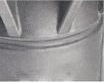 80 mm stainless-steel bottom valve — Shear groove