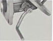 80 mm stainless-steel bottom valve — Operating handle