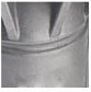 80 mm pneumatic stainless-steel bottom valve — Shear groove