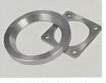 80 mm manual stainless-steel bottom valve — Matching flange