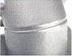 100 mm manual stainless-steel bottom valve with hold-open device — Shear groove