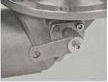 100 mm manual stainless-steel bottom valve with hold-open device — Operating handle
