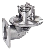 SIMEI FT-CBV-140 — 100 mm manual stainless-steel bottom valve with hold-open device