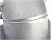 100 mm pneumatic stainless-steel bottom valve — Shear groove