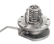 SIMEI FT-CBV-160 — 80 mm 180° dual-outlet stainless-steel bottom valve