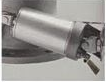 150 mm 180° dual-outlet pneumatic stainless-steel bottom valve — External air cylinder