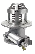 SIMEI FT-CBV-170 — 150 mm 180° dual-outlet pneumatic stainless-steel bottom valve