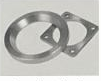 100 mm 45° stainless-steel bottom valve — Matching flange