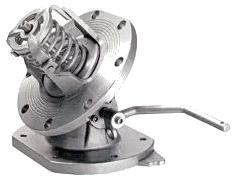 SIMEI FT-CBV-180 — 100 mm 45° stainless-steel bottom valve