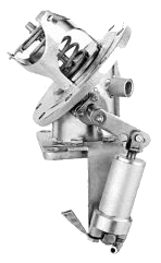 SIMEI FT-CBV-200 — 80 mm heated pneumatic stainless-steel bottom valve