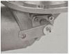 80 mm heated stainless-steel bottom valve — Actuator detail (caption requires confirmation)