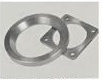 100 mm heated pneumatic stainless-steel bottom valve — Matching flange