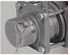 80 mm bottom valve with butterfly valve and threaded outlet — External-thread connection