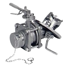 SIMEI FT-CBV-230 — 80 mm bottom valve with butterfly valve and threaded outlet