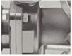 80 mm integral bottom and butterfly valve — One-piece spring support