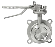 SIMEI FT-CBV-260 — 80 mm stainless-steel in-line butterfly valve