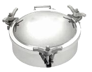 SIMEI FT-CMH-110 — 310 mm compact stainless-steel manhole cover