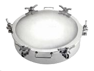 SIMEI FT-CMH-180 — 360 mm stainless-steel access cover — size confirmation required