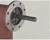 Crude-oil transfer valve with threaded outlet — First arrangement: valve-clack opening detail.